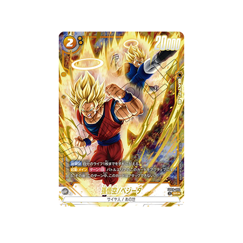 Son Goku/Vegeta Parallel FB09-082 Card