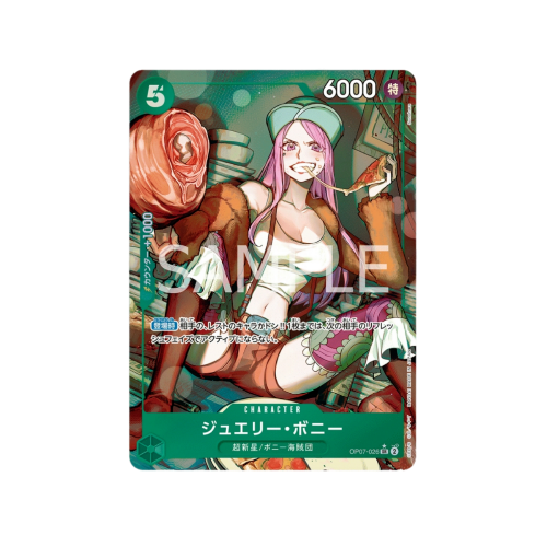Jewerly Bonney Parallel OP07-026 Card