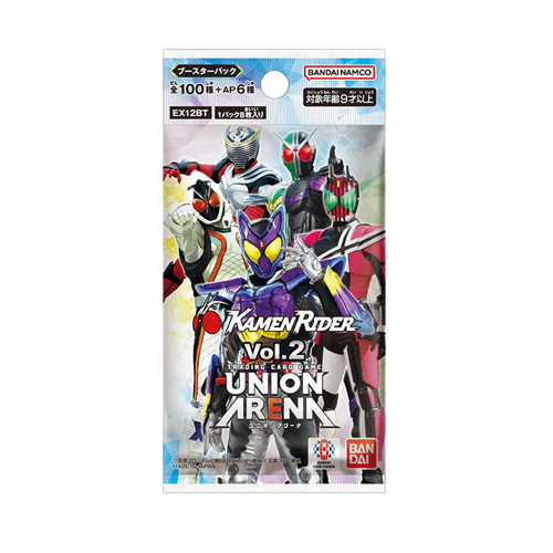 Union Arena EX12BT Kamen Rider Vol.2 Display
