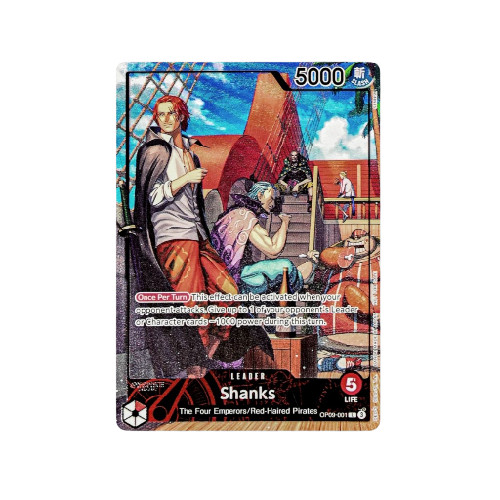 Shanks OP09-001 PSA x Bandai Promo Card