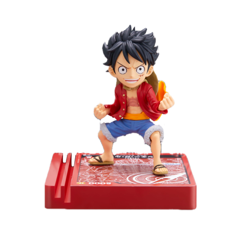 Monkey D. Ruffy ST01-001 Leader Lecafig Weekly Jump Promo Card (Sealed + Figur)