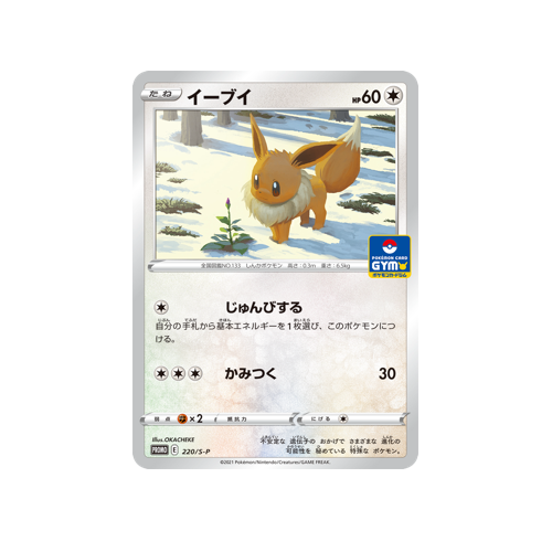 Eevee Promo 220/S-P Card