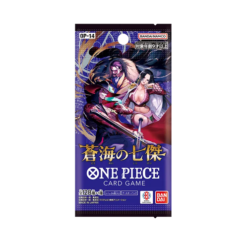 One Piece OP-14 Seven Warlords of the Sea Display