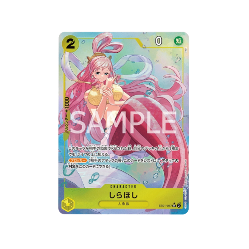 Shirahoshi Parallel EB01-057 Card