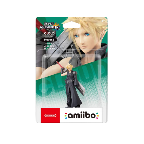 Cloud P2 amiibo Super Smash Bros. Nintendo Figure