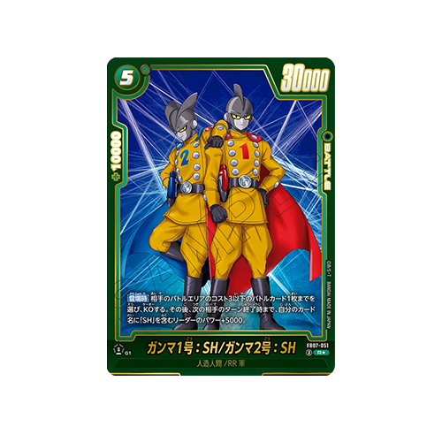 Gamma 1 : SH/Gamma 2 : SH Parallel FB07-051 Card