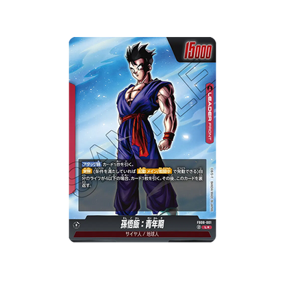 Son Gohan : Adolescence Leader FB08-001 Card