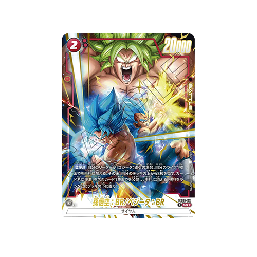 Son Goku : BR/Vegeta : BR Parallel FB09-011 Card
