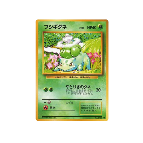 Bulbasaur Base No.001 Card