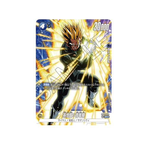 Son Gohan : Adolescence Parallel FB03-039 Card