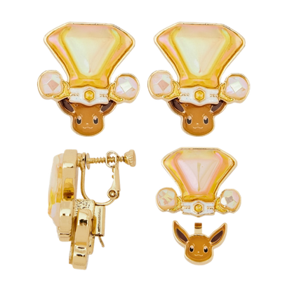 Pokémon Eeveelution Terastal Clip on Earrings