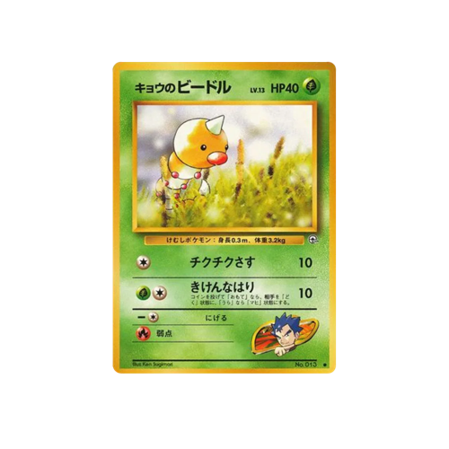 Koga's Weedle Gym 2 No.013 Card