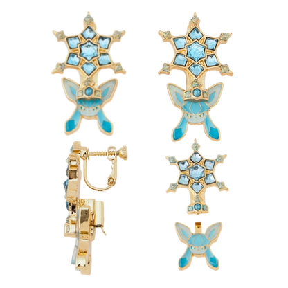 Pokémon Eeveelution Terastal Clip on Earrings