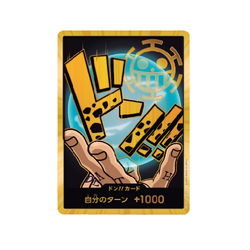 Trafalgar Law Parallel Gold Don!! Card