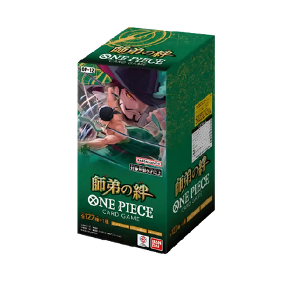 One Piece OP-12 Master and Student Bonds Display