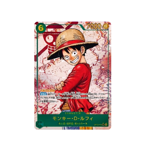 Monkey D.Ruffy Parallel SEC OP13-118 Card