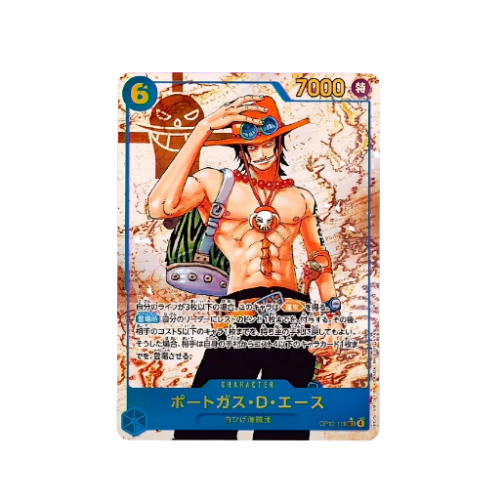 Portgas D.Ace Parallel SEC OP13-119 Card