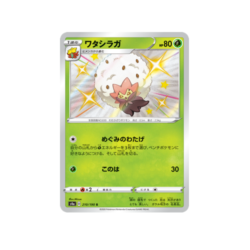 Eldegoss S4a 210/190 S Card