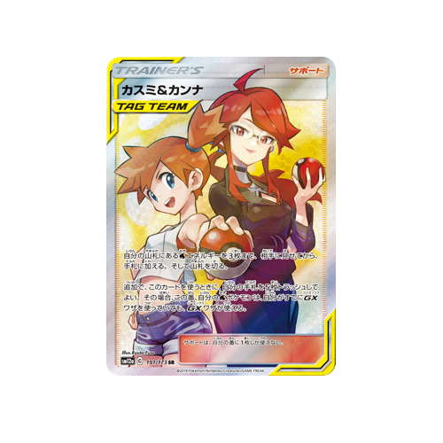 Misty & Lorelei Tag Team Trainer SM12a 191/173 SR Card