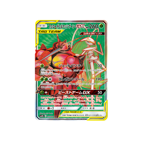 Pheromosa & Buzzwole GX Tag Team SM9b 055/054 SR Card