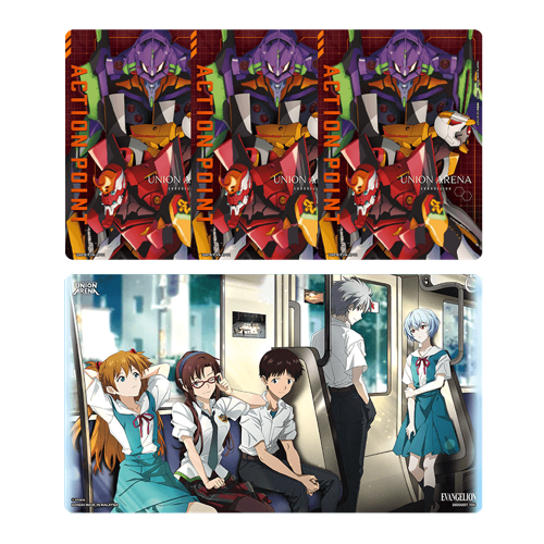 Union Arena Rebuild of Evangelion Playmat & AP Set