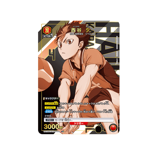Yu Nishinoya UA19BT/HIQ-1-093 ★ Card