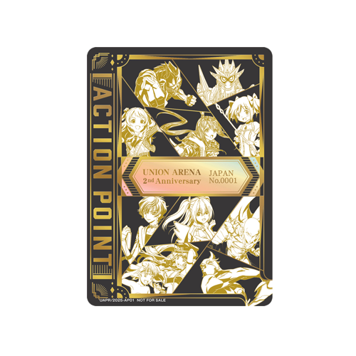 Action Point UAPR/2025-AP01 2nd Anniversary Serial number Card