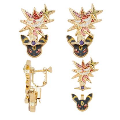 Pokémon Eeveelution Terastal Clip on Earrings