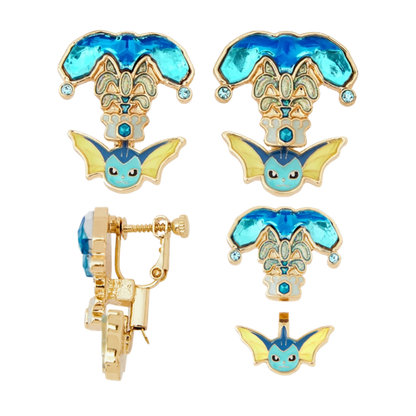 Pokémon Eeveelution Terastal Clip on Earrings